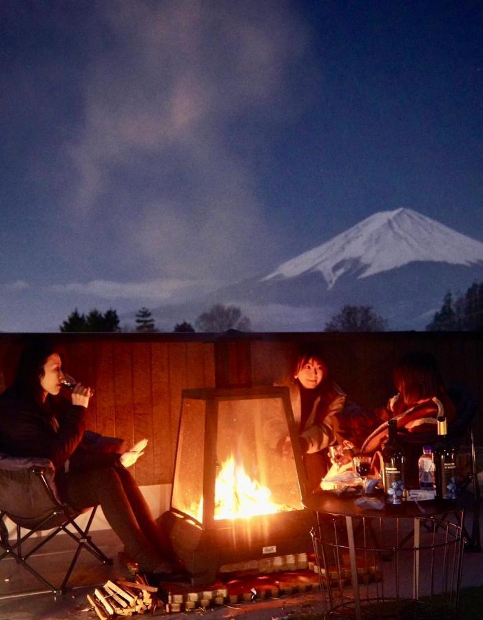 ヴィラ山間堂 Terrace Villa Bbq Bonfire Fuji View Annovillas Fujikawaguchiko Exterior photo