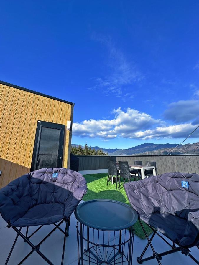 ヴィラ山間堂 Terrace Villa Bbq Bonfire Fuji View Annovillas Fujikawaguchiko Exterior photo