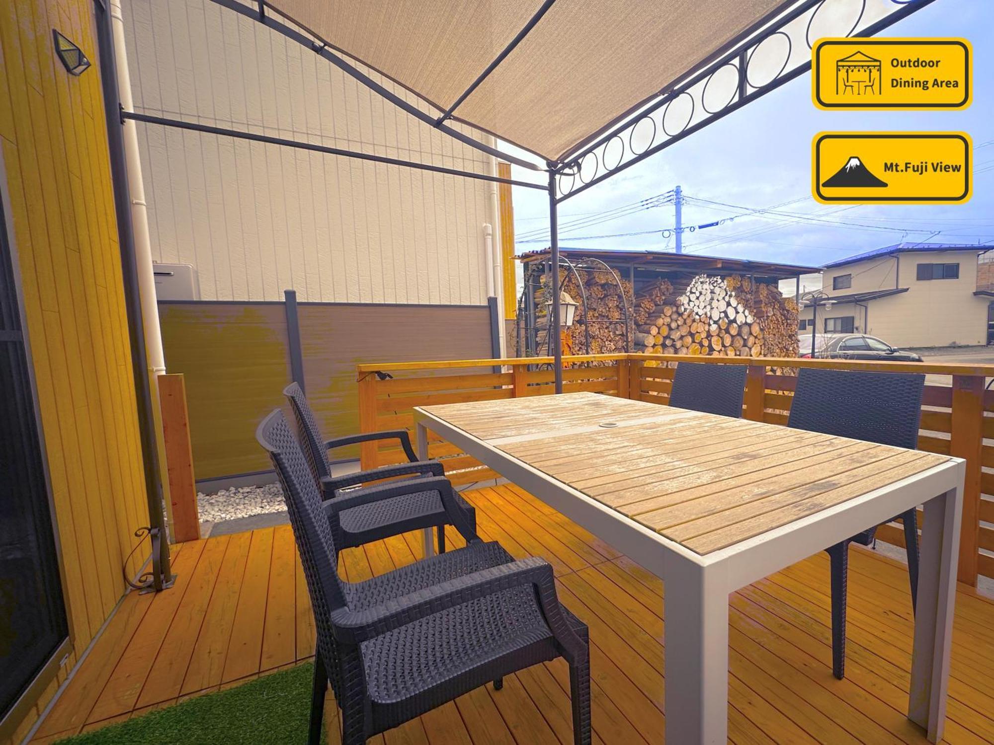 ヴィラ山間堂 Terrace Villa Bbq Bonfire Fuji View Annovillas Fujikawaguchiko Exterior photo